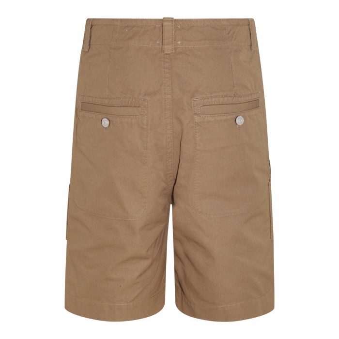 KHAKI COTTON SHORTS 2