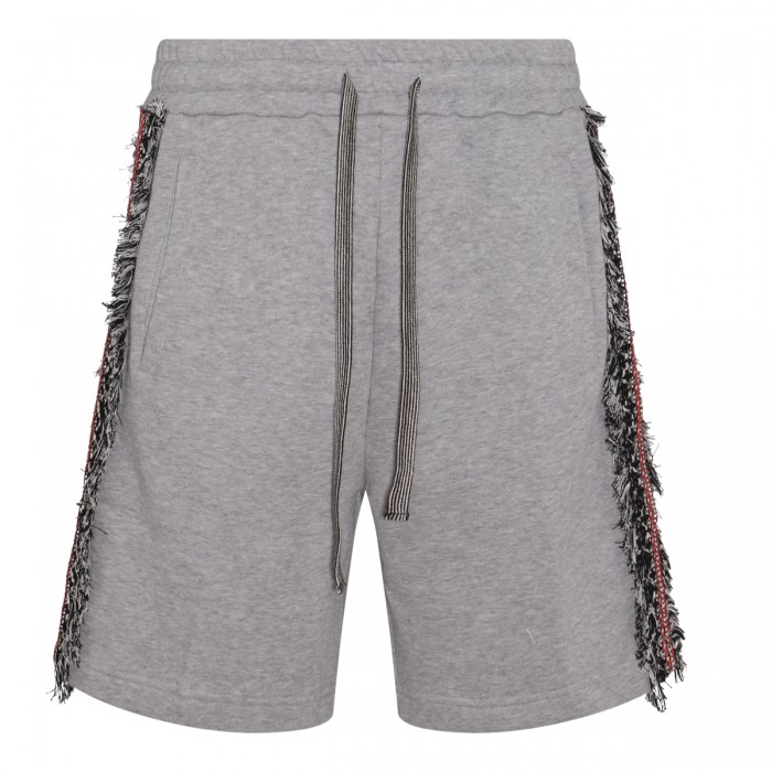 GREY COTTON SHORTS