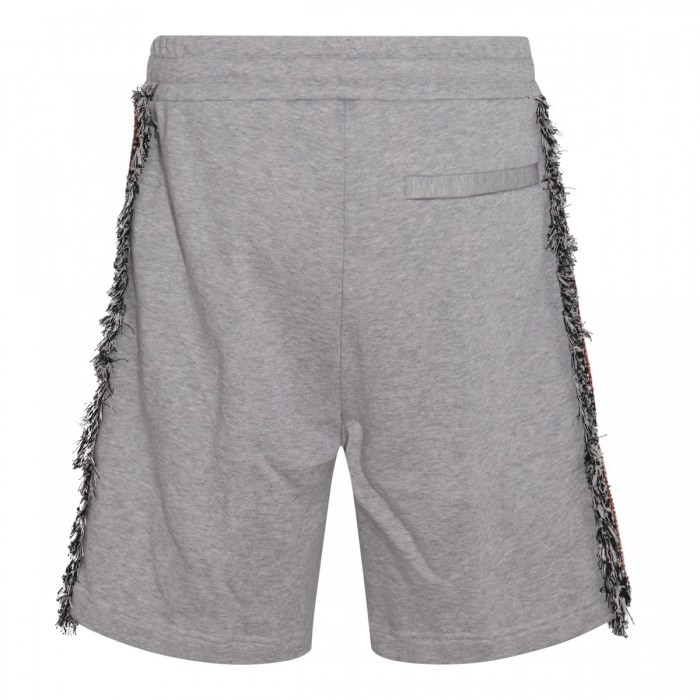 GREY COTTON SHORTS 2