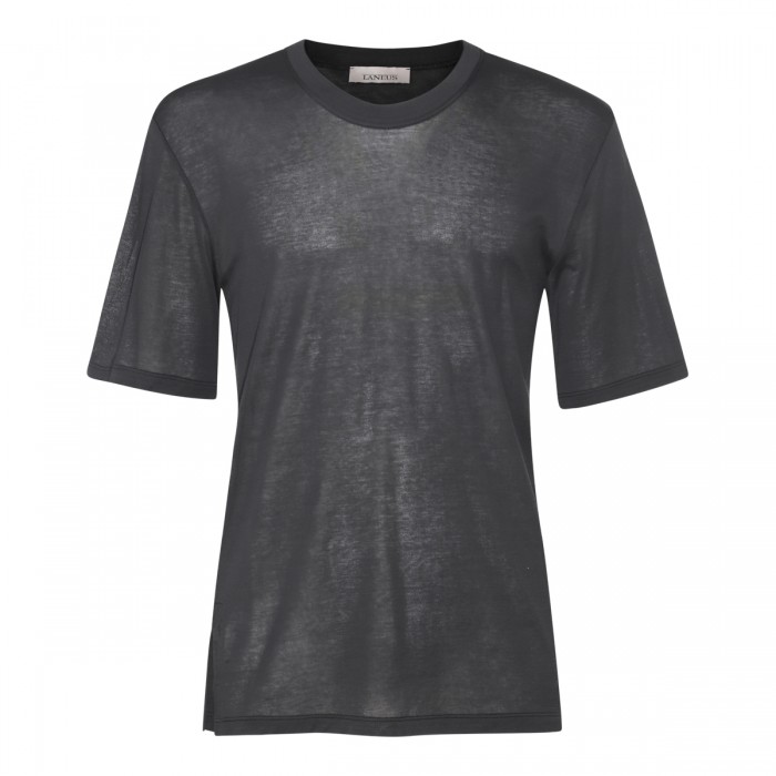 BLACK COTTON T-SHIRT 