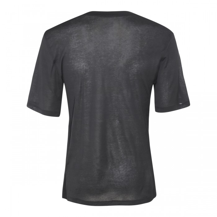 BLACK COTTON T-SHIRT  2