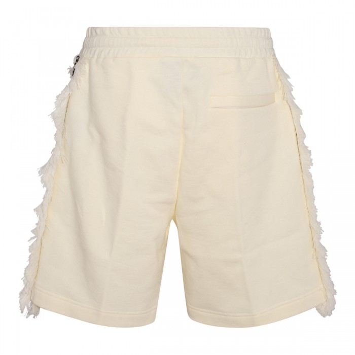 CREAM COTTON SHORTS  2