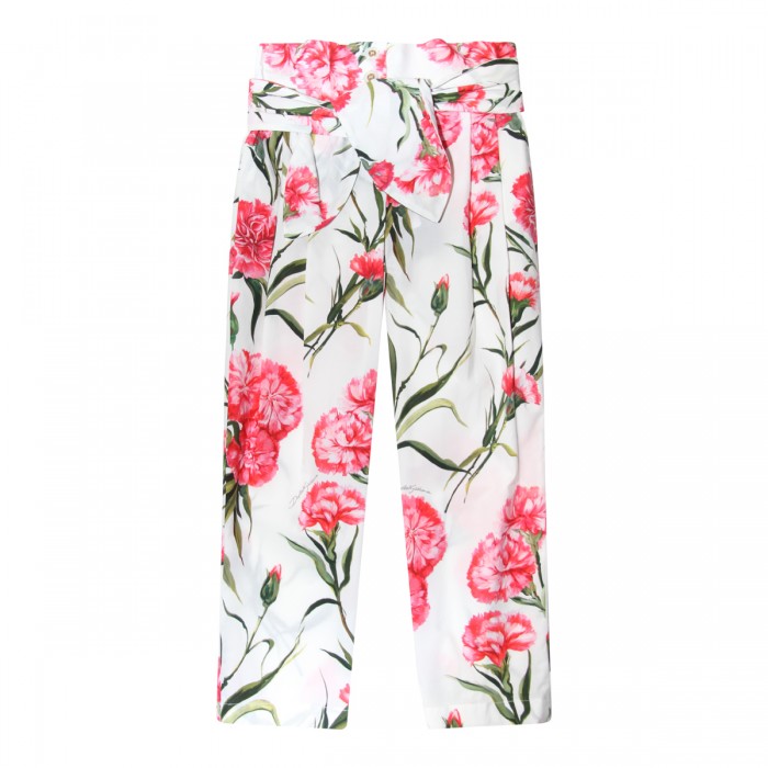 WHITE AND RED COTTON...