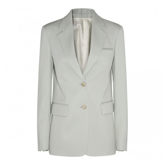 SAGE VIRGIN WOOL BLAZER