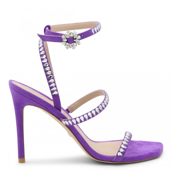 VIOLET SUEDE SANDALS