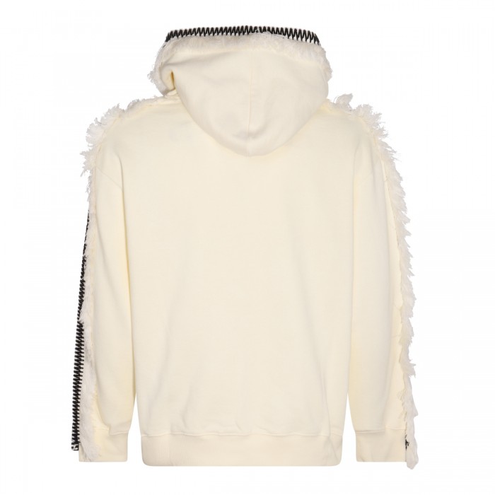 CREAM COTTON SWEATSHIRT  2