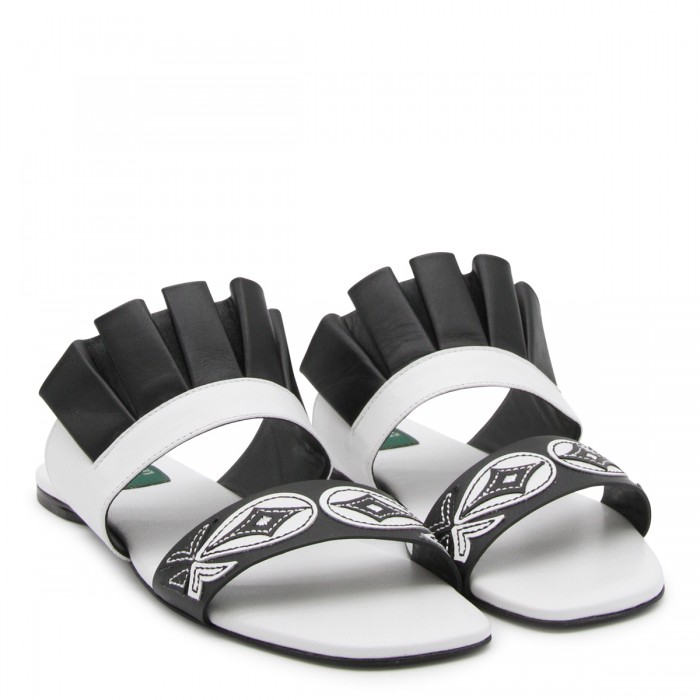 BLACK AND WHITE LEATHER... 2