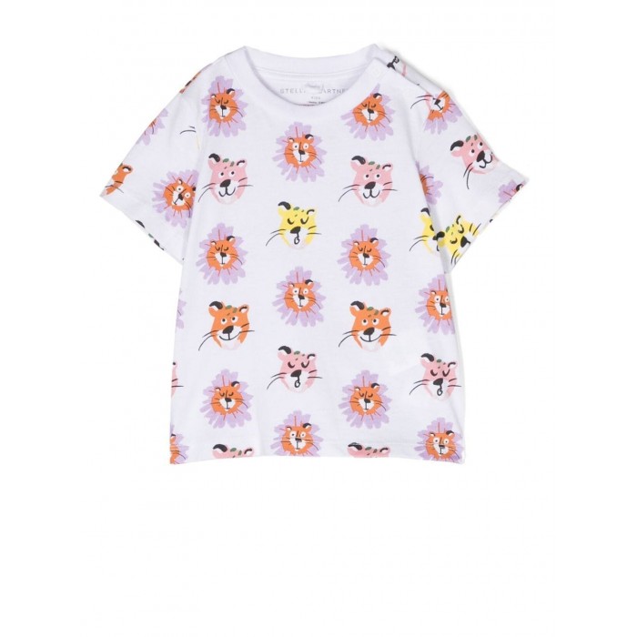 WHITE COTTON T-SHIRT