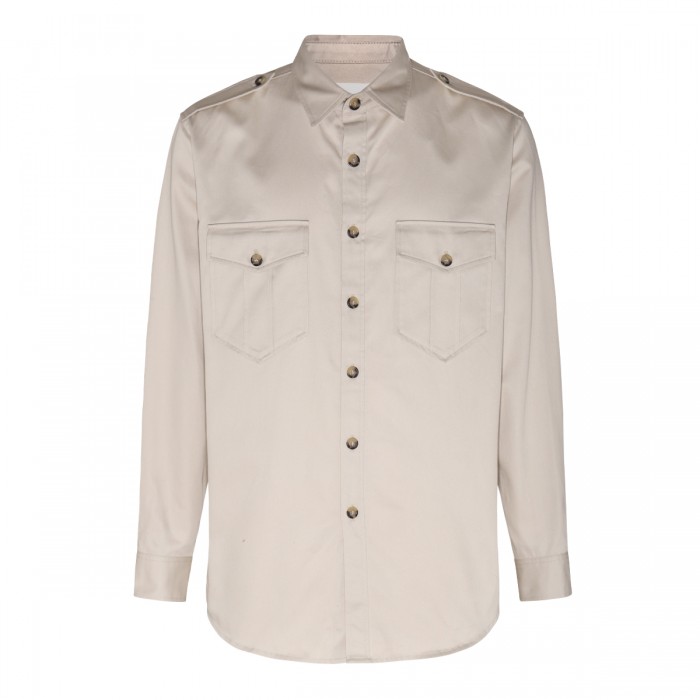 ECRU COTTON SHIRT