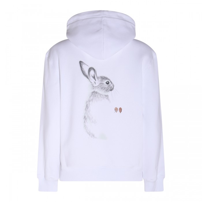 WHITE COTTON RABBIT SWEATSHIRT 2