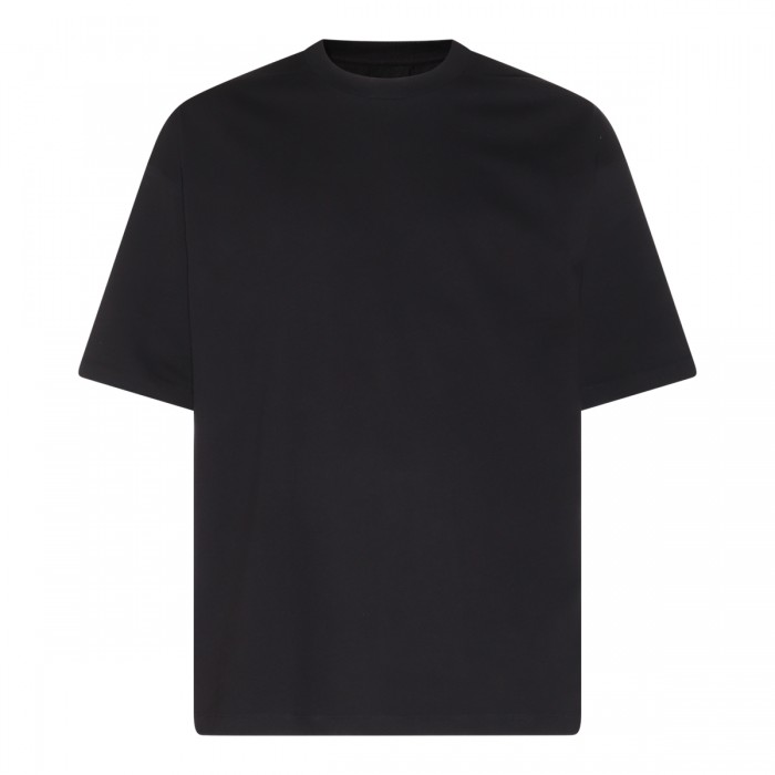 BLACK COTTON T-SHIRT
