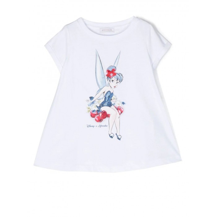 WHITE COTTON T-SHIRT