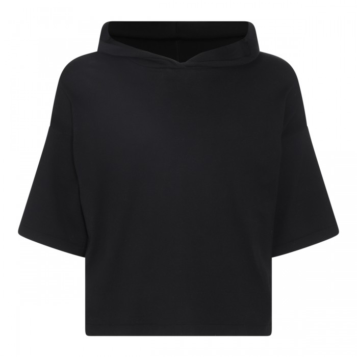 BLACK COTTON SWEATER