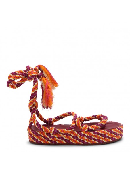 VIP【関税送料無料】希少 ISABEL MARANT ORANGE ROPE SANDALS ISABEL MARANT Erol Tasselled Rope Sandals | Orange | FARFETCH