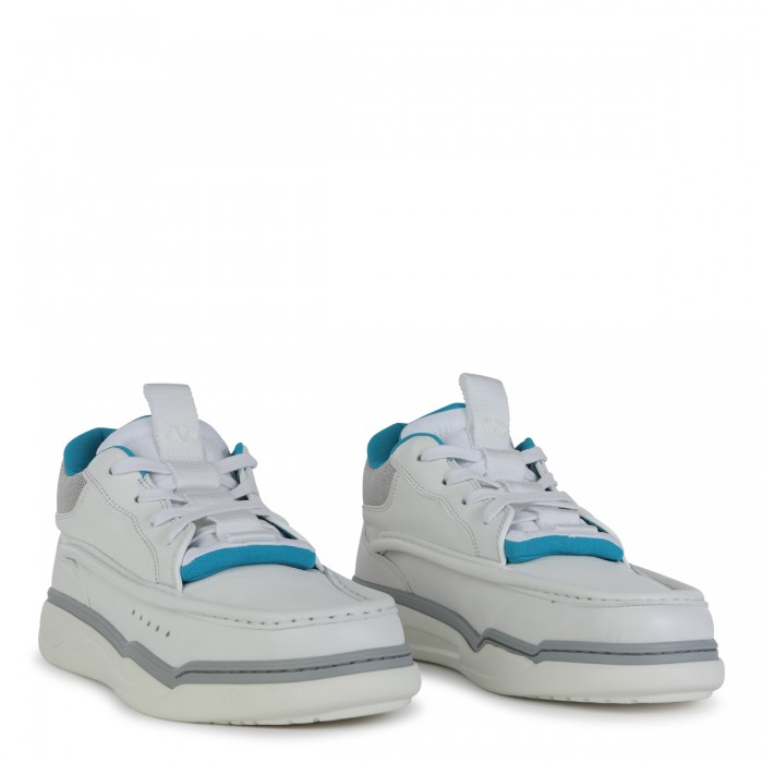 WHITE AND BLUE SNEAKERS 2