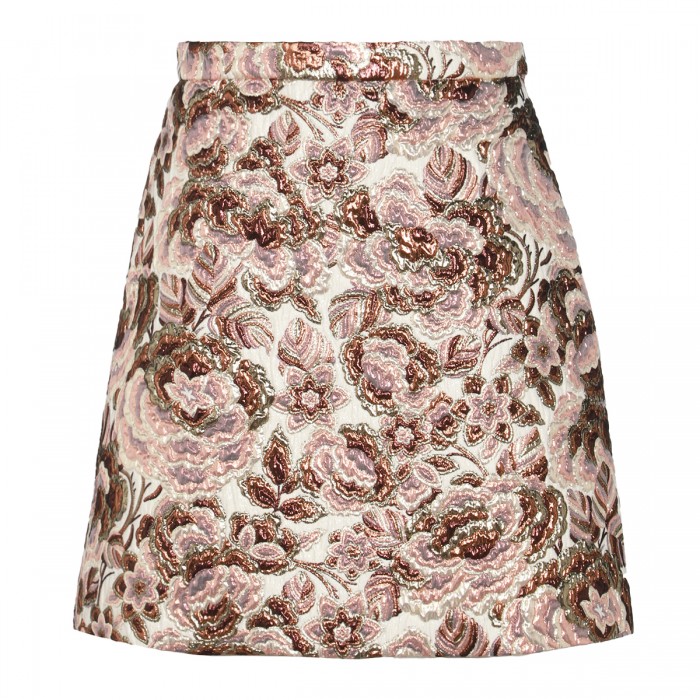 PINK WOOL SKIRT
