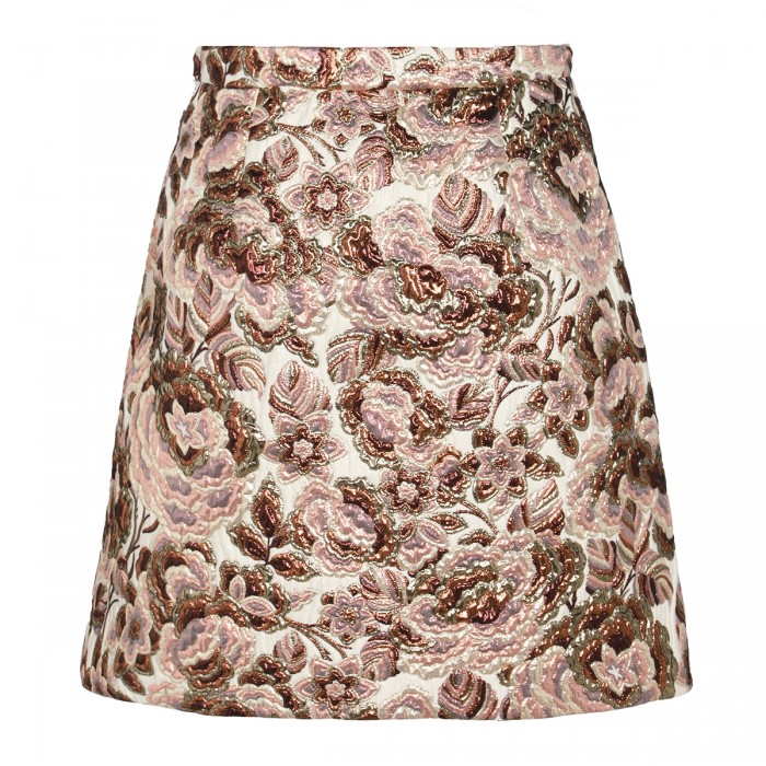 PINK WOOL SKIRT 2