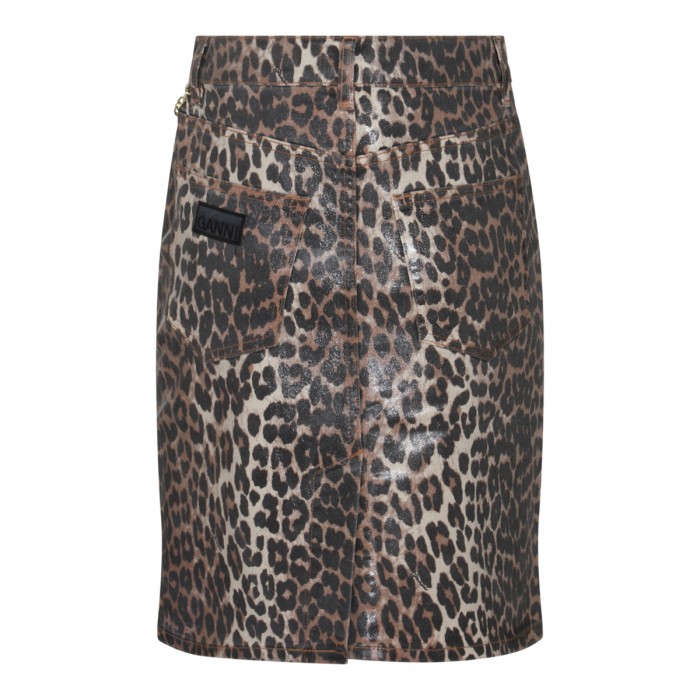 LEOPARD COTTON SKIRT 2