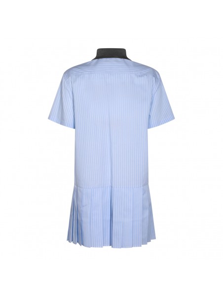 ワンピース MIU MIU LIGHT BLUE COTTON DRESS LIGHT BLUE COTTON DRESS