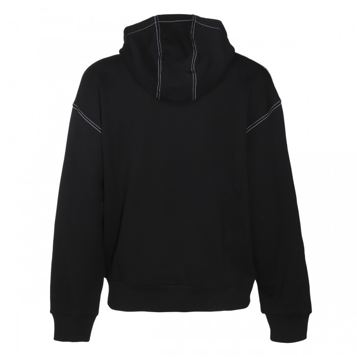 BLACK COTTON SWEATSHIRT 2