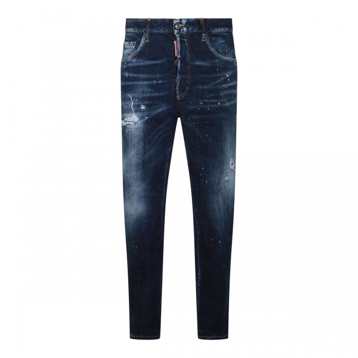 BLUE COTTON DENIM JEANS