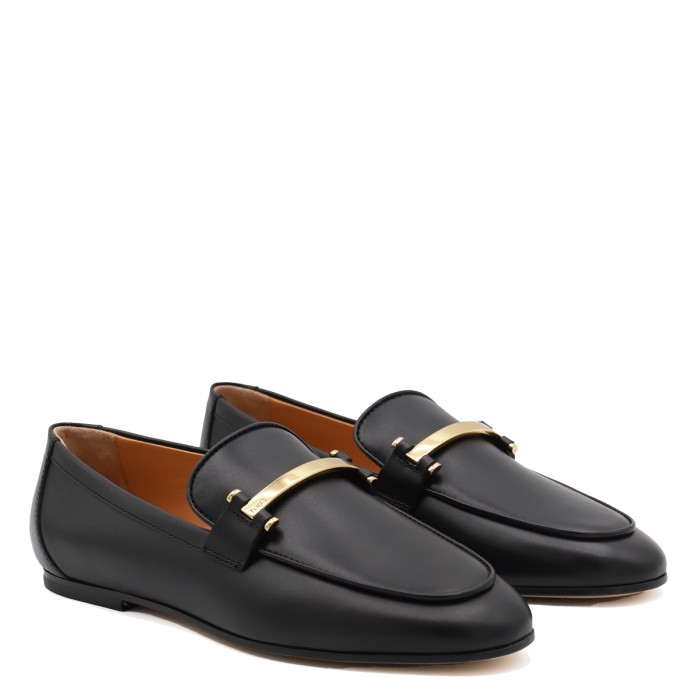 BLACK LEATHER LOAFERS 2