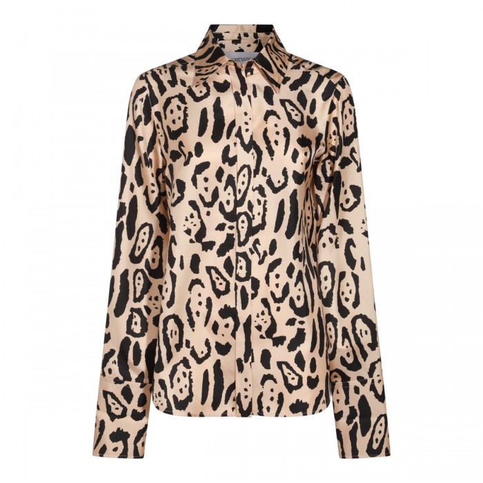 ANIMALIER SILK SHIRT