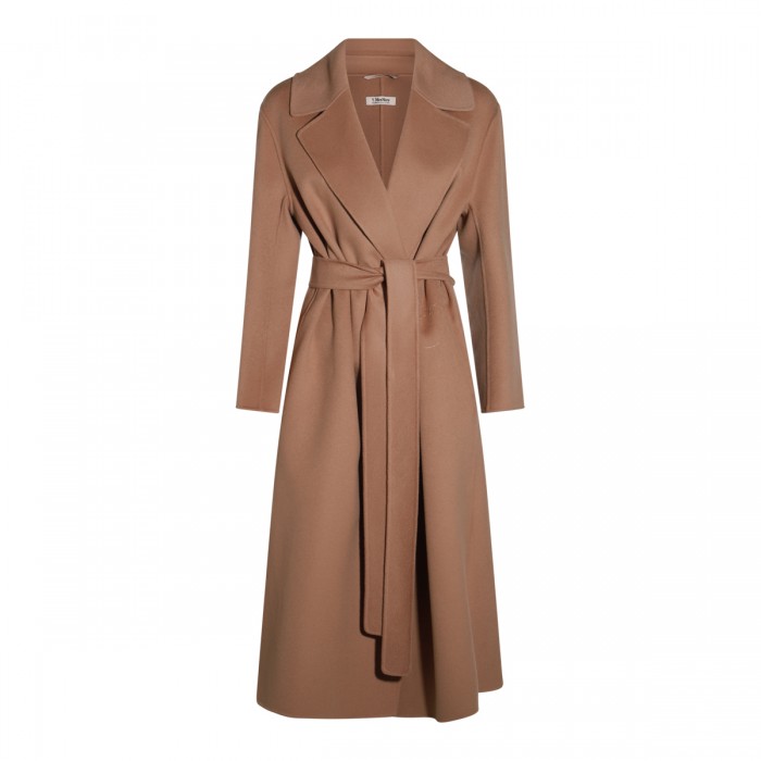 WHITE ELISA WOOL COAT