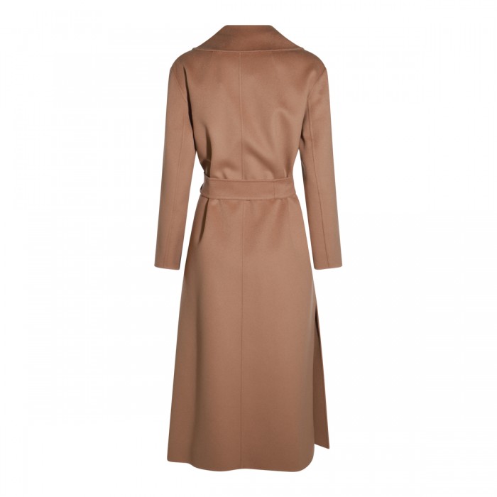 コート S Max Mara COAT (2519011081600 055) WHITE ELISA WOOL COAT