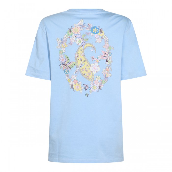 LIGHT BLUE COTTON T-SHIRT 2