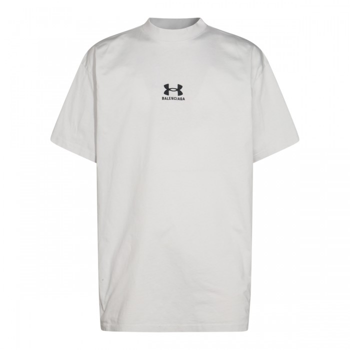 WHITE COTTON T-SHIRT