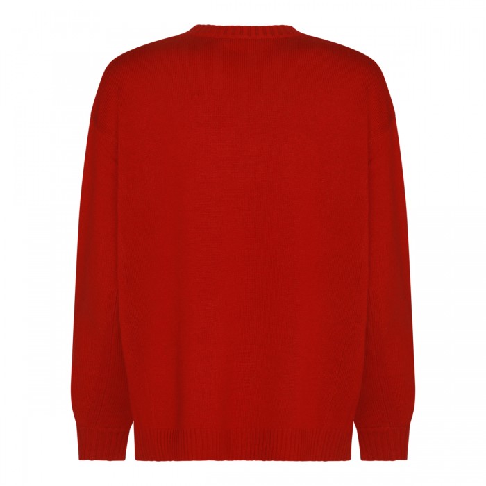 RED WOOL KNITWEAR 2