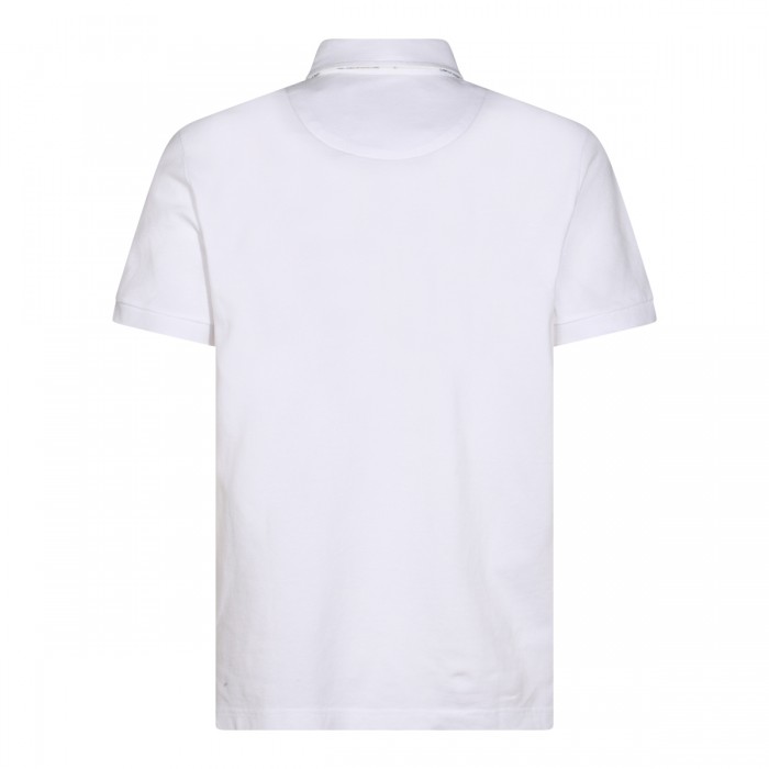 WHITE COTTON POLO SHIRT 2