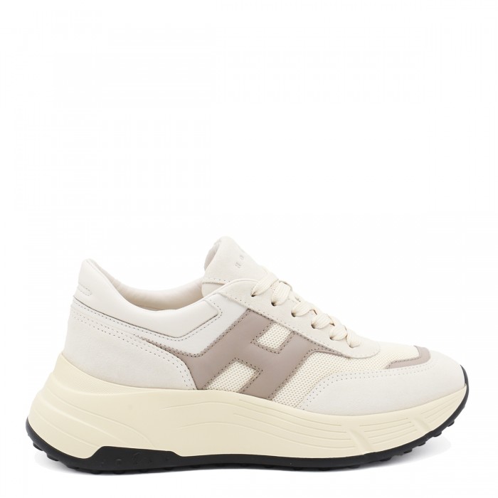 BEIGE AND BROWN SNEAKERS