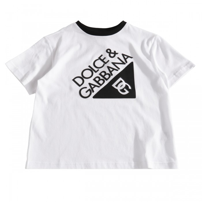 WHITE COTTON T-SHIRT