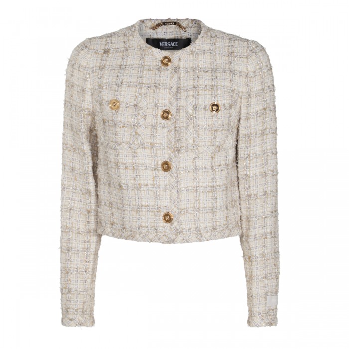 BISCUIT COTTON CASUAL JACKET