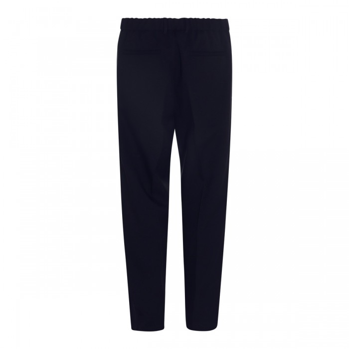 NAVY BLUE WOOL PANTS 2