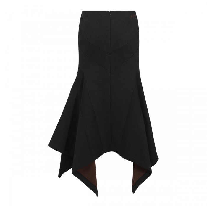 BLACK COTTON SKIRT 2