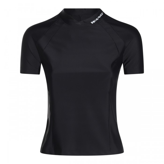 BLACK COTTON T-SHIRT