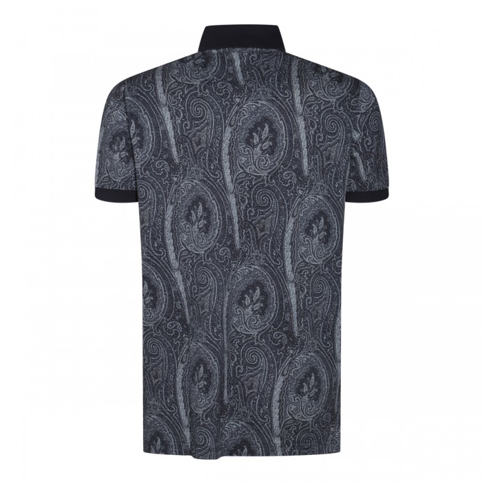BLUE COTTON POLO SHIRT 2