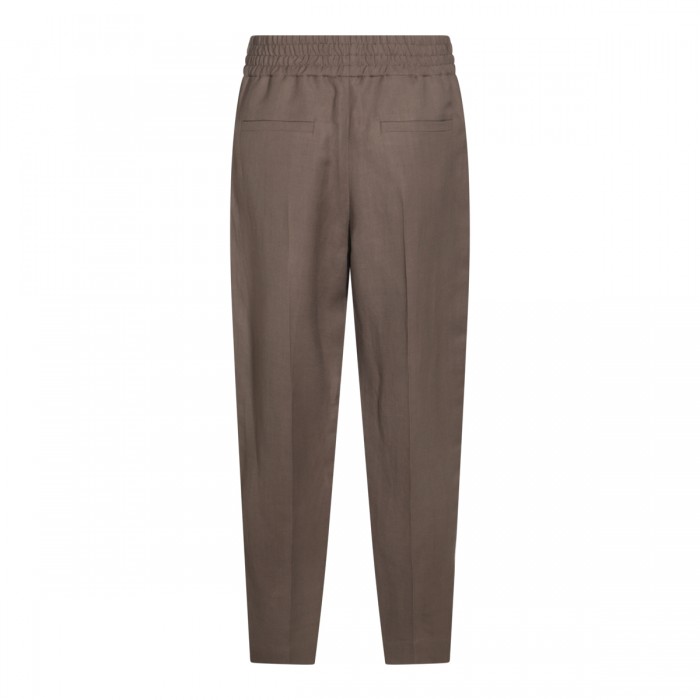 BROWN COTTON PANTS 2