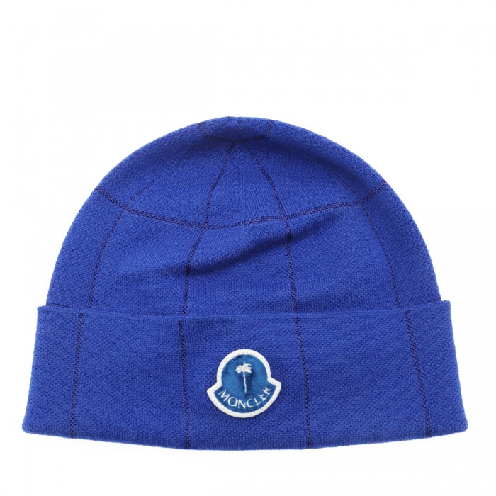 BLUE WOOL HAT