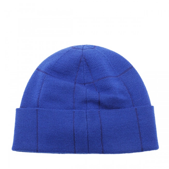 BLUE WOOL HAT 2