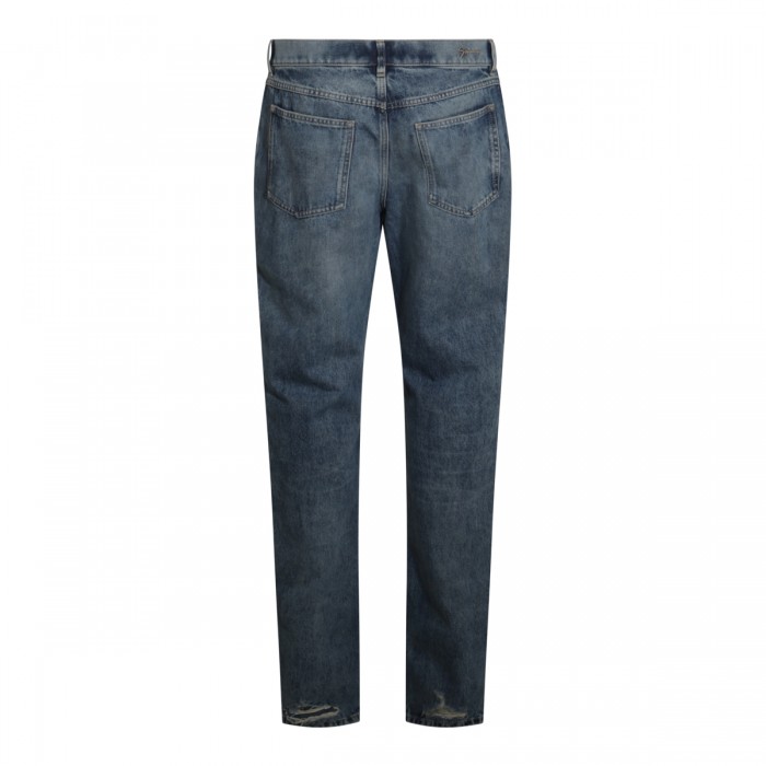 BLUE COTTON DENIM JEANS 2