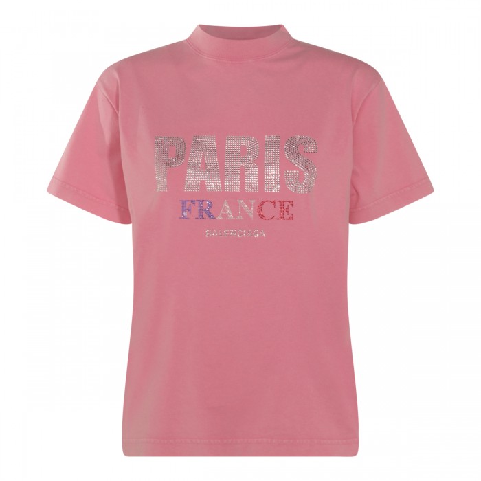 PINK COTTON T-SHIRT