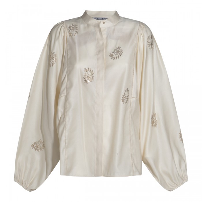 WHITE CALADIO COTTON SHIRT