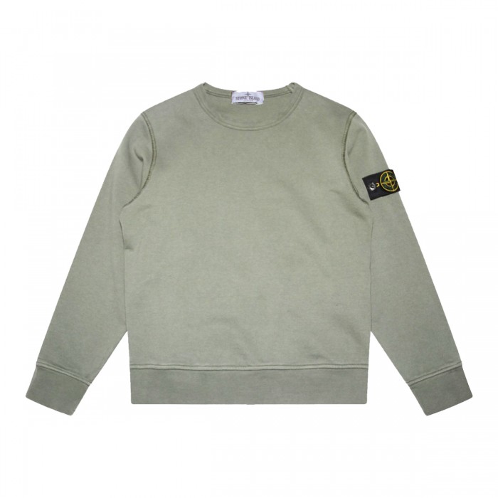 GREEN COTTON SWEATSHIRT
