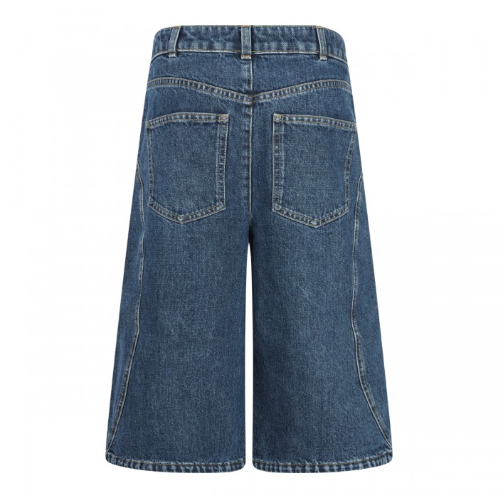 BLUE COTTON DENIM JEANS 2
