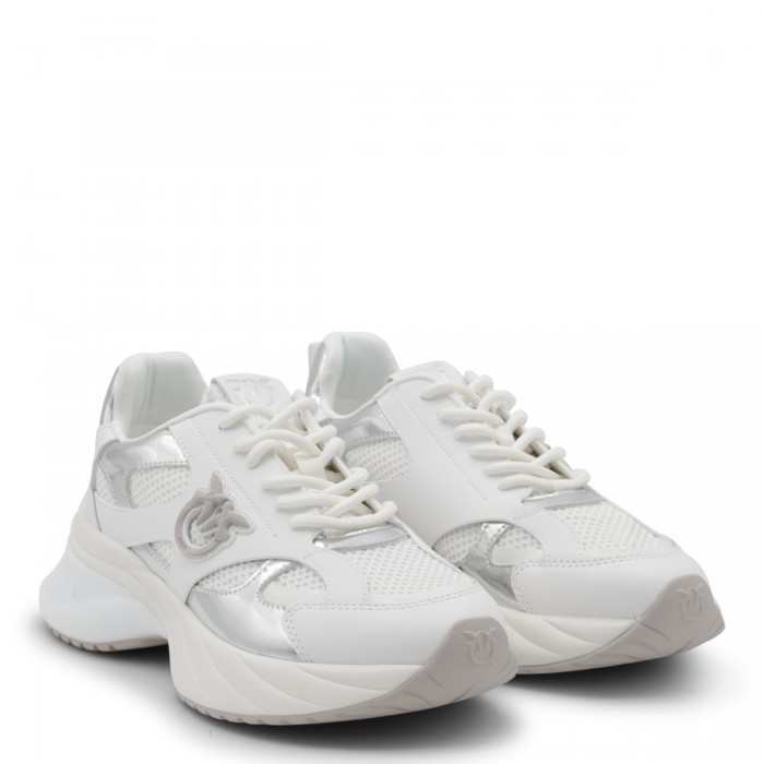 WHITE AND SILVER SNEAKERS 2
