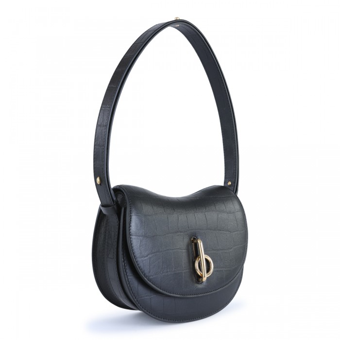 BLACK LEATHER ROCKING HORSE... 2